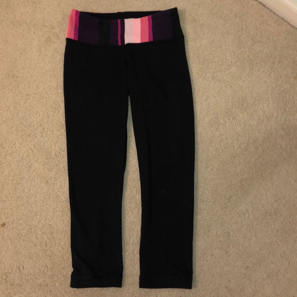 lululemon reversible wonder under crop leggings